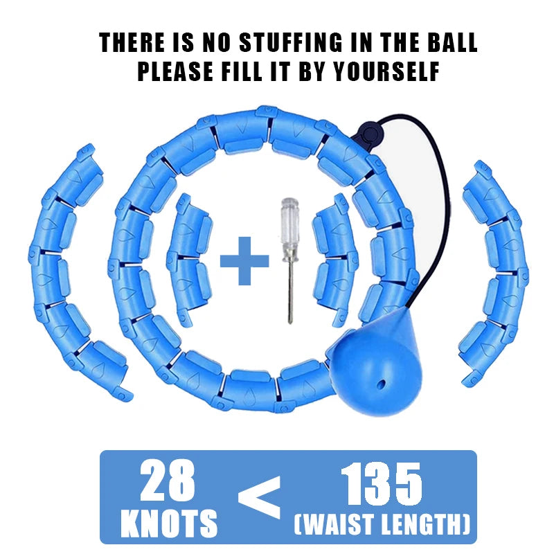 Infinity Fitness Hoop - DigitalDealHeaven 28 Blue DigitalDealHeaven