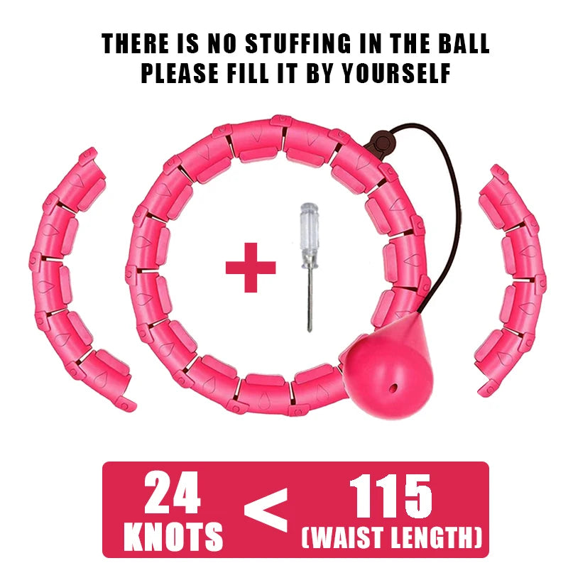 Infinity Fitness Hoop - DigitalDealHeaven 24 Pink DigitalDealHeaven