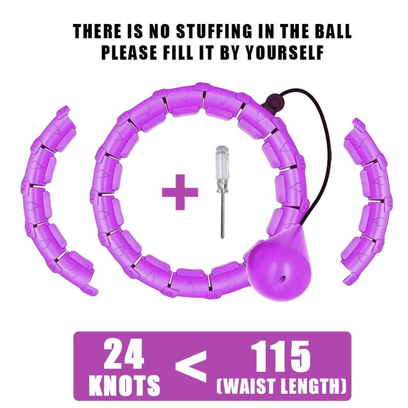 Infinity Fitness Hoop - DigitalDealHeaven 24 Purple DigitalDealHeaven