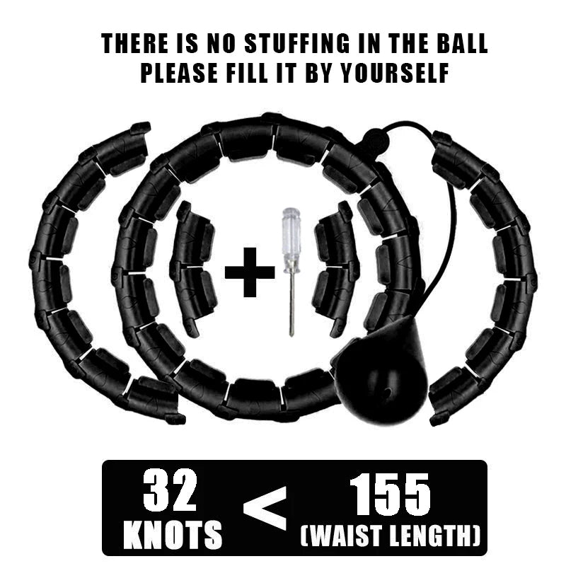 Infinity Fitness Hoop - DigitalDealHeaven 32 Black DigitalDealHeaven