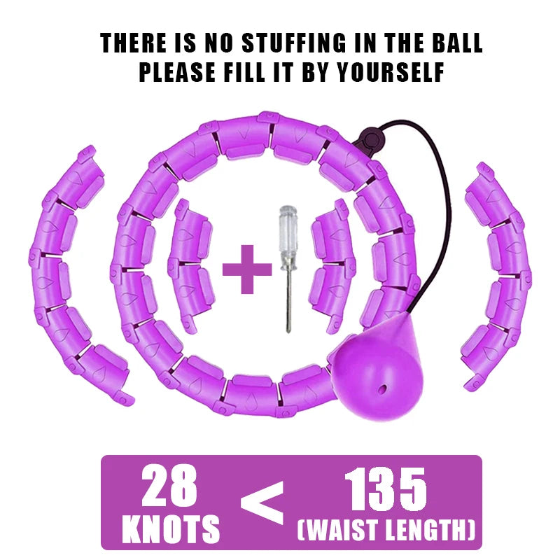 Infinity Fitness Hoop - DigitalDealHeaven 28 Purple DigitalDealHeaven