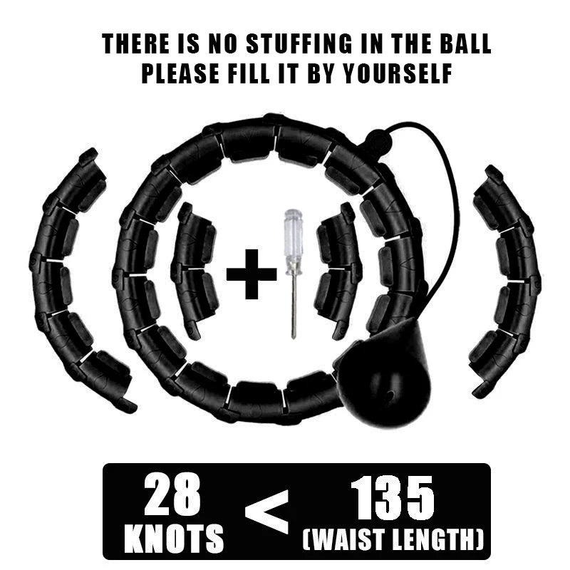 Infinity Fitness Hoop - DigitalDealHeaven 28 Black DigitalDealHeaven