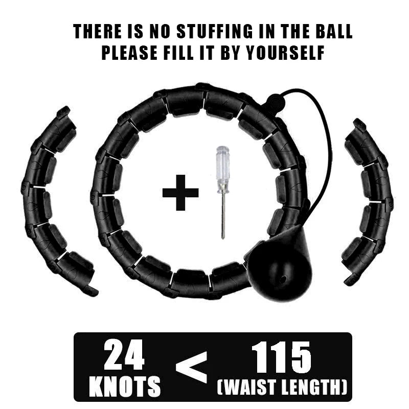 Infinity Fitness Hoop - DigitalDealHeaven 24 Black DigitalDealHeaven