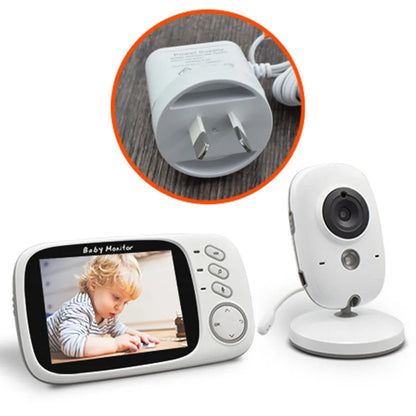 2.4G Wireless Video Baby Monitor with 3.2 Inches LCD - DigitalDealHeaven AU Plug DigitalDealHeaven