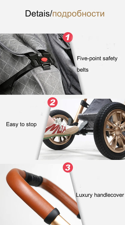 Luxury 3 in 1 Baby Travel System - DigitalDealHeaven DigitalDealHeaven