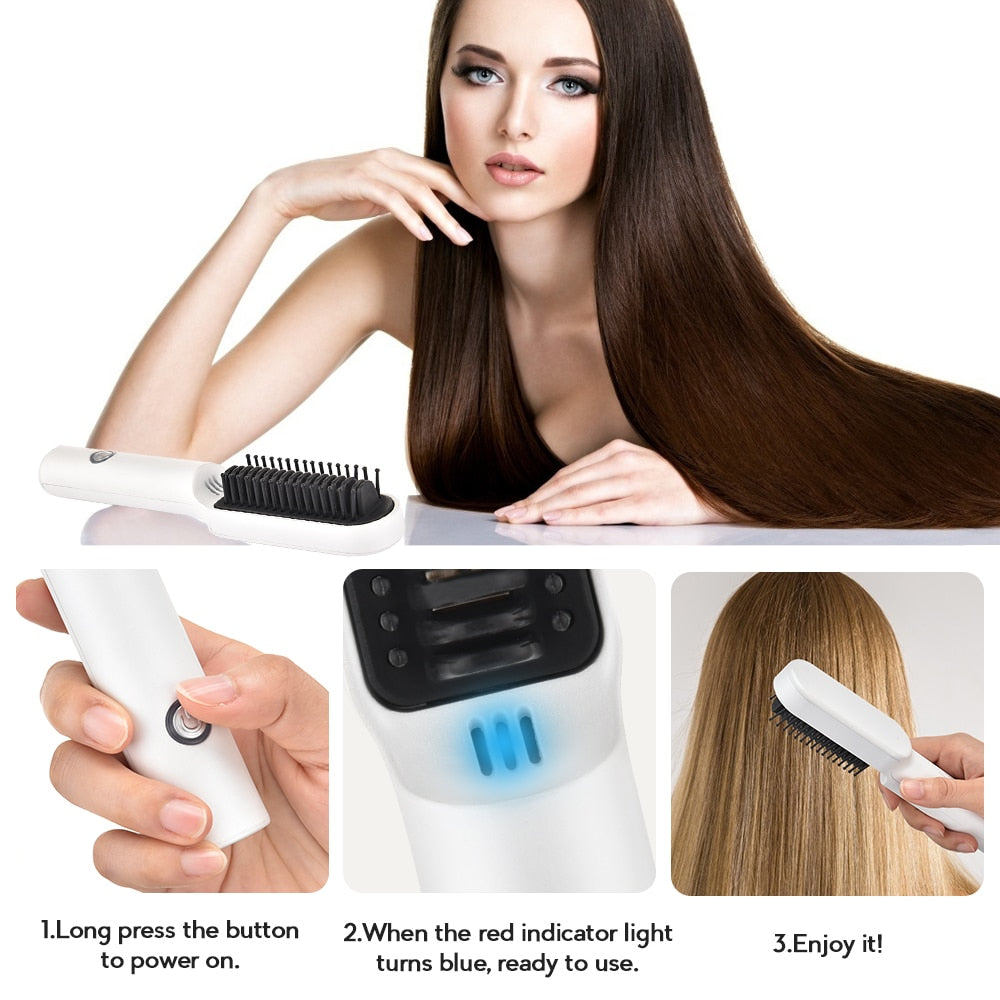 Rechargeable Electric Hair Straightener - DigitalDealHeaven DigitalDealHeaven