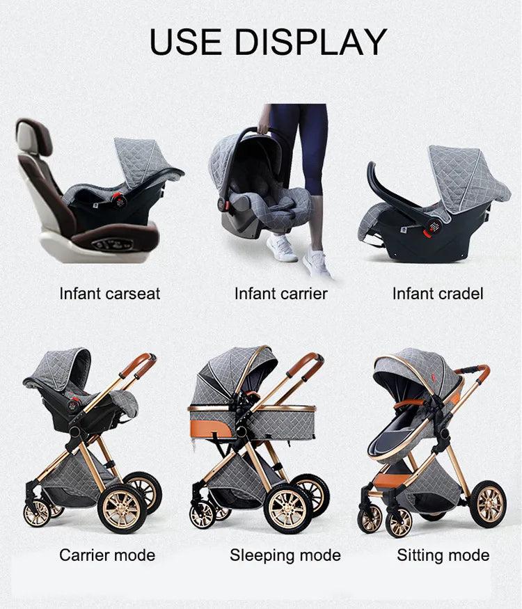 Luxury 3 in 1 Baby Travel System - DigitalDealHeaven DigitalDealHeaven