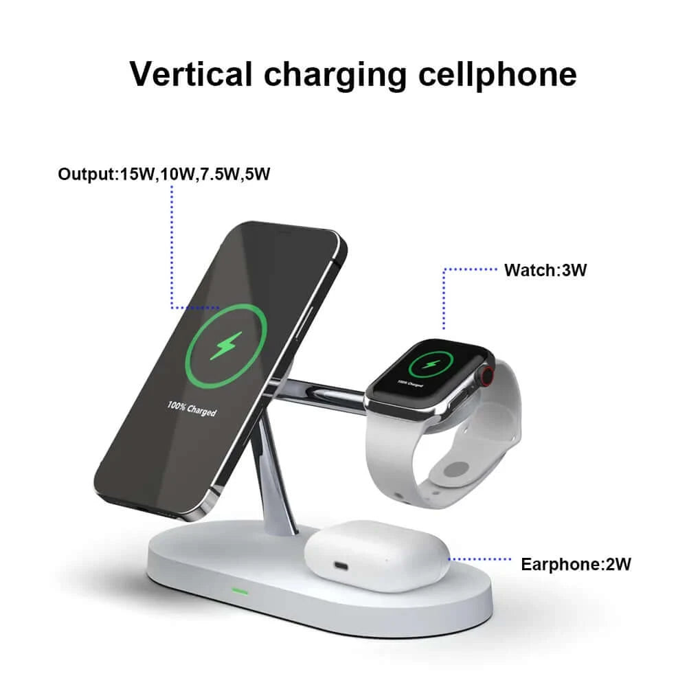 3 in 1 Wireless Magnetic iPhone Charger - DigitalDealHeaven DigitalDealHeaven