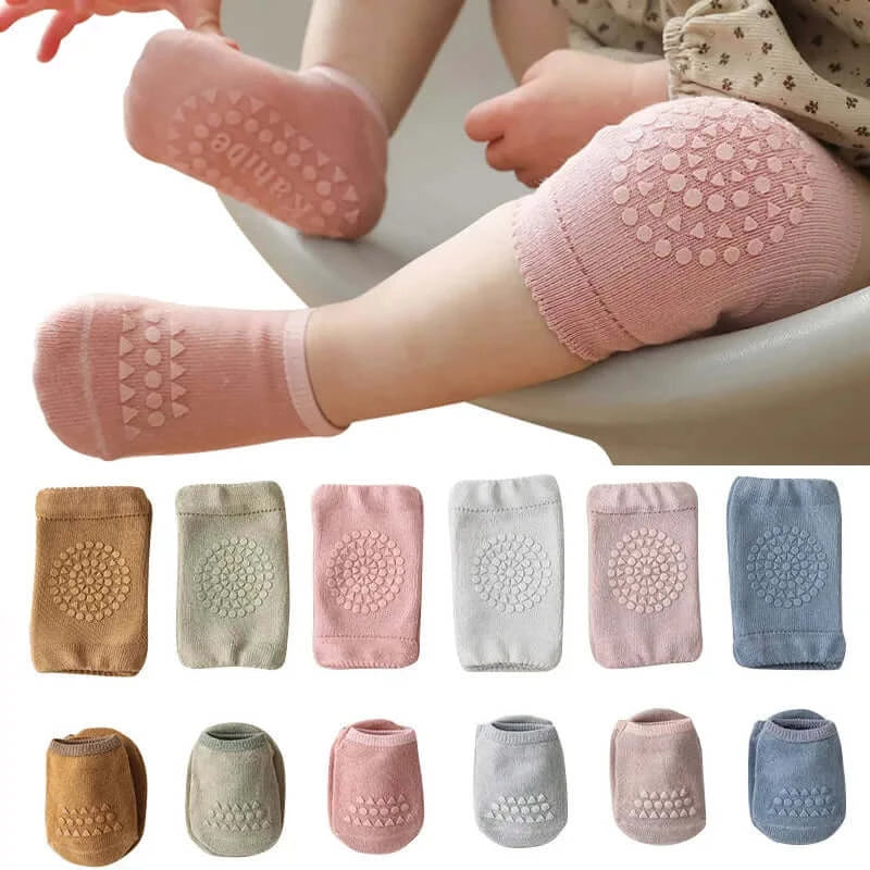 Anti Slip Baby Knee Pads Socks Set - DigitalDealHeaven DigitalDealHeaven