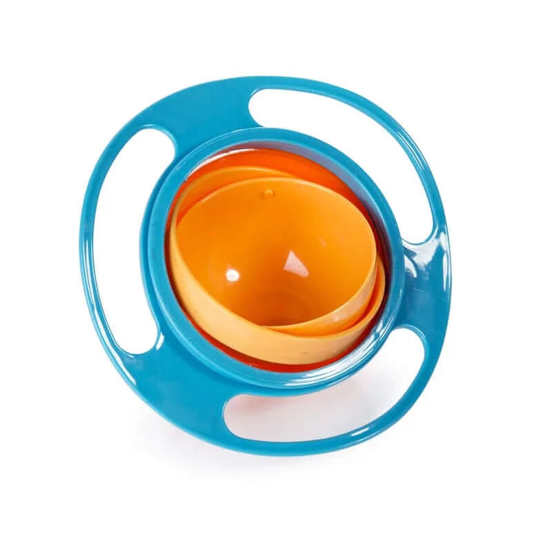 360 Rotate Spill-Proof Bowl - DigitalDealHeaven Blue DigitalDealHeaven