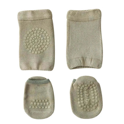 Anti Slip Baby Knee Pads Socks Set - DigitalDealHeaven Green / S(0-1Year) DigitalDealHeaven