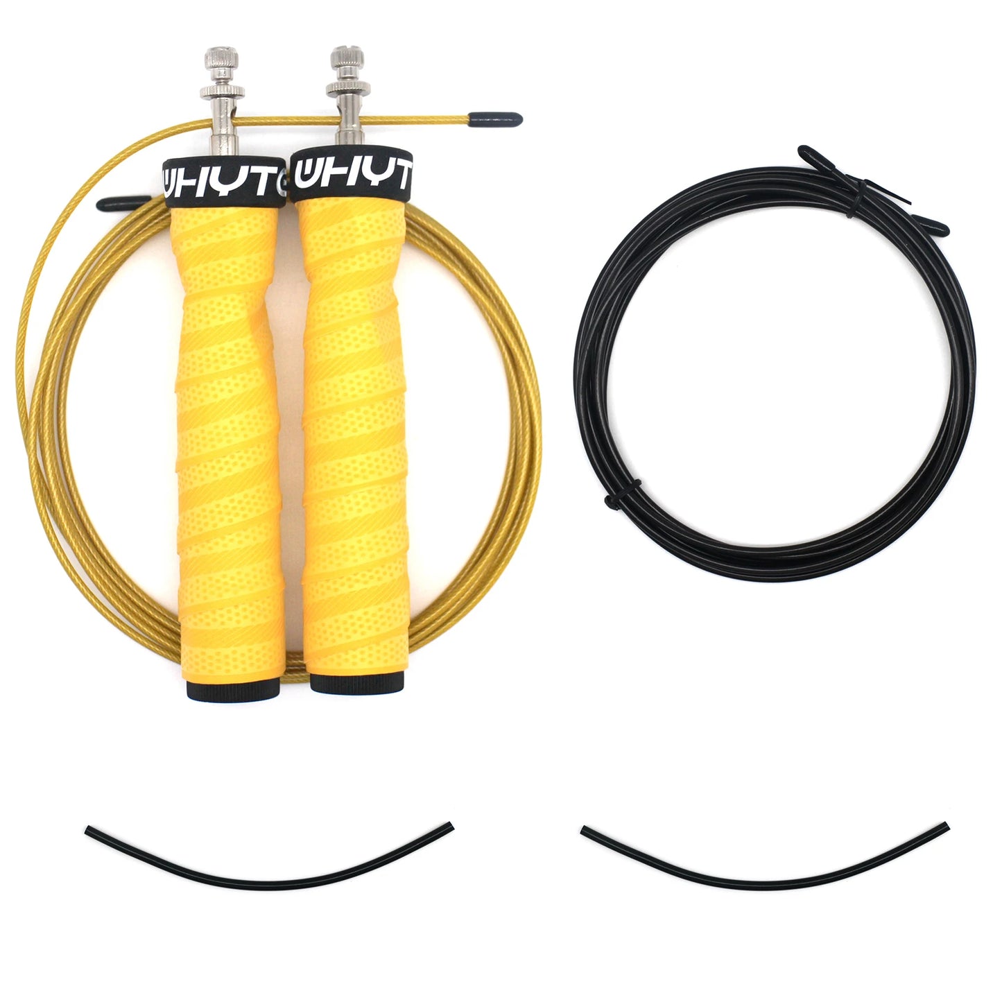 Speed Skipping Rope with Anti-Slip Handle - DigitalDealHeaven Yellow-2 Rope DigitalDealHeaven