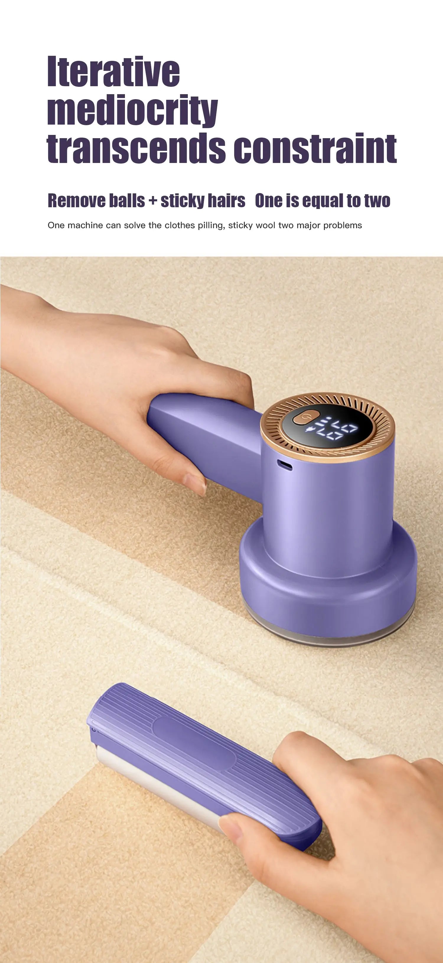 Electric Lint Remover with LED Digital Display - DigitalDealHeaven DigitalDealHeaven