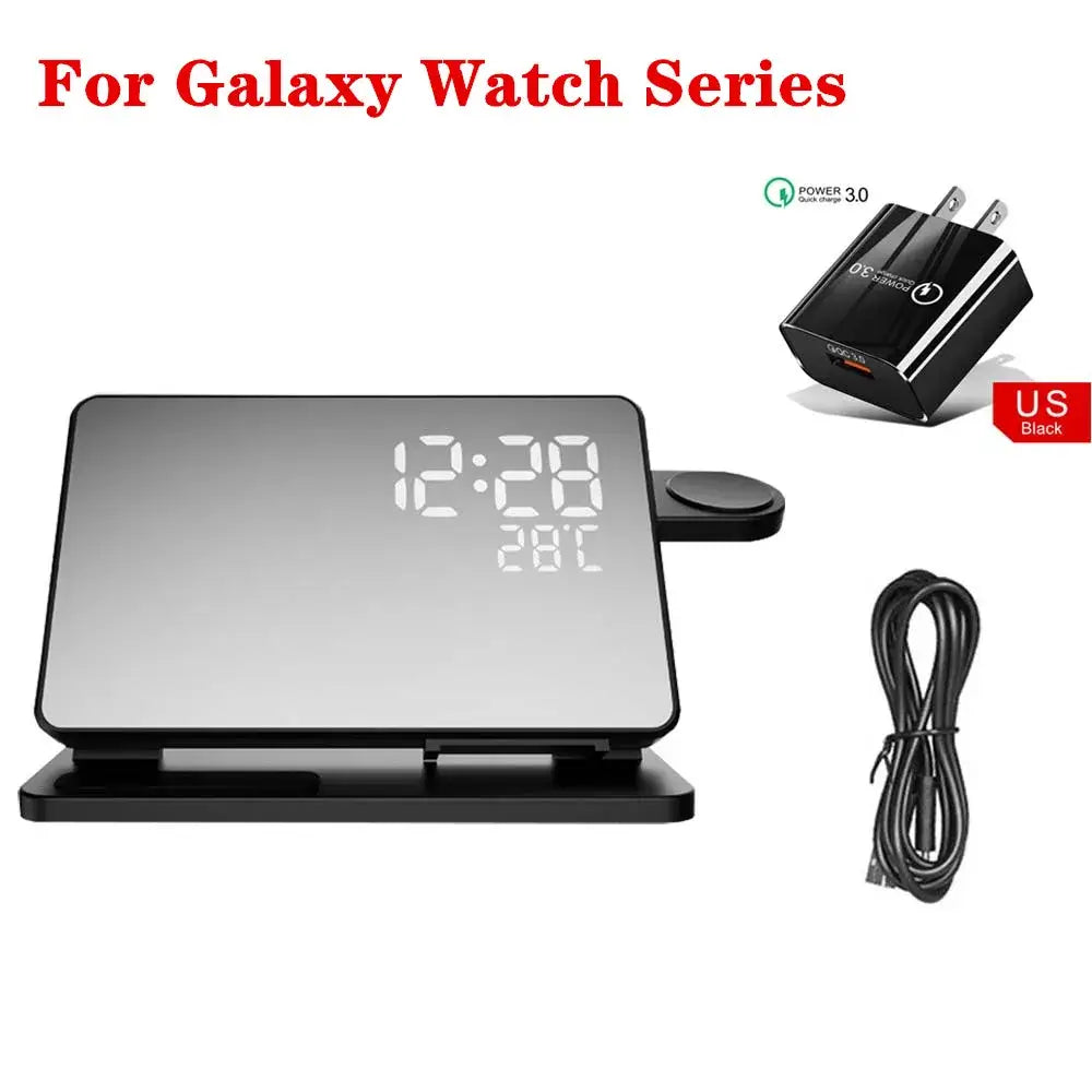 Samsung Galaxy 4 in 1 Wireless Charger - DigitalDealHeaven Black US Plug DigitalDealHeaven