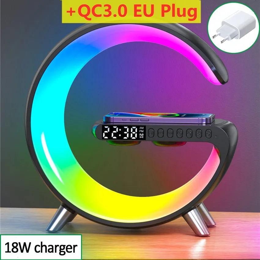 G-Shape LED Lamp - DigitalDealHeaven Black with EU plug DigitalDealHeaven