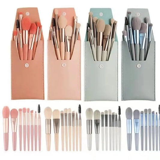 8 Pcs Cosmetics Foundation Blending Makeup Brush - DigitalDealHeaven DigitalDealHeaven