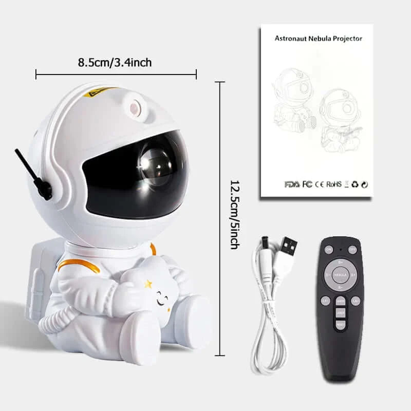 Astronaut Space Projector Light - DigitalDealHeaven White With Star DigitalDealHeaven