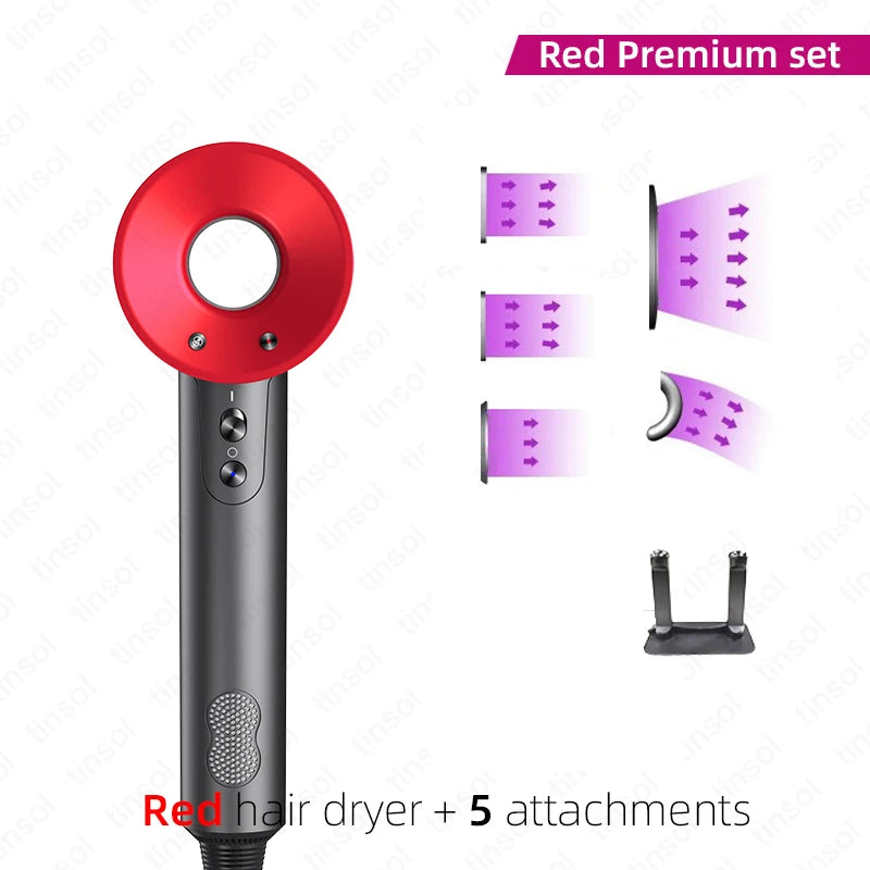 Professional Quick Dry Hair Dryer - DigitalDealHeaven Rad 5 Attachments / us DigitalDealHeaven