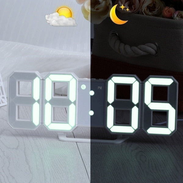 3D LED Digital Clock - DigitalDealHeaven DigitalDealHeaven