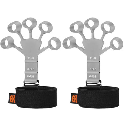 Finger Gripper Hand Strengthener - DigitalDealHeaven 2pcs grey DigitalDealHeaven