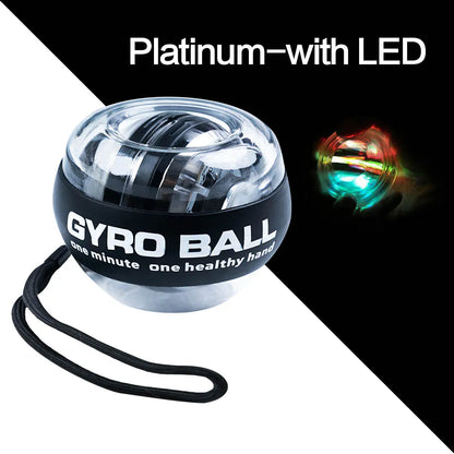 Wrist Power Trainer Ball - DigitalDealHeaven Platinum-with LED DigitalDealHeaven