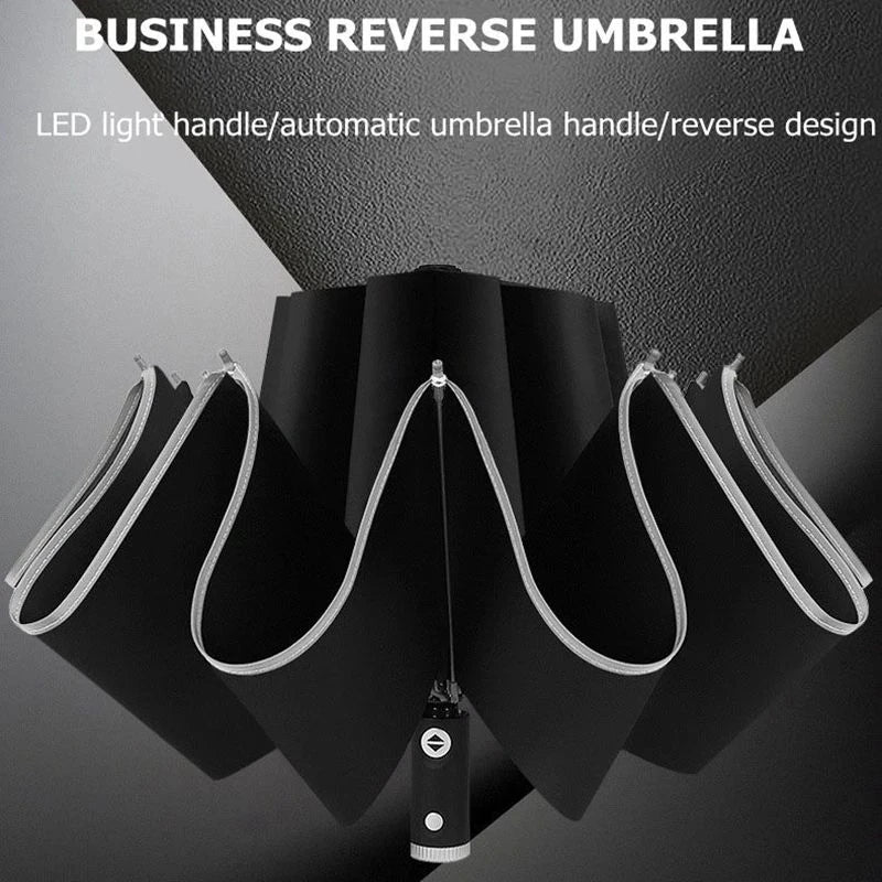 LED Automatic Umbrella Reflective Stripe - DigitalDealHeaven DigitalDealHeaven