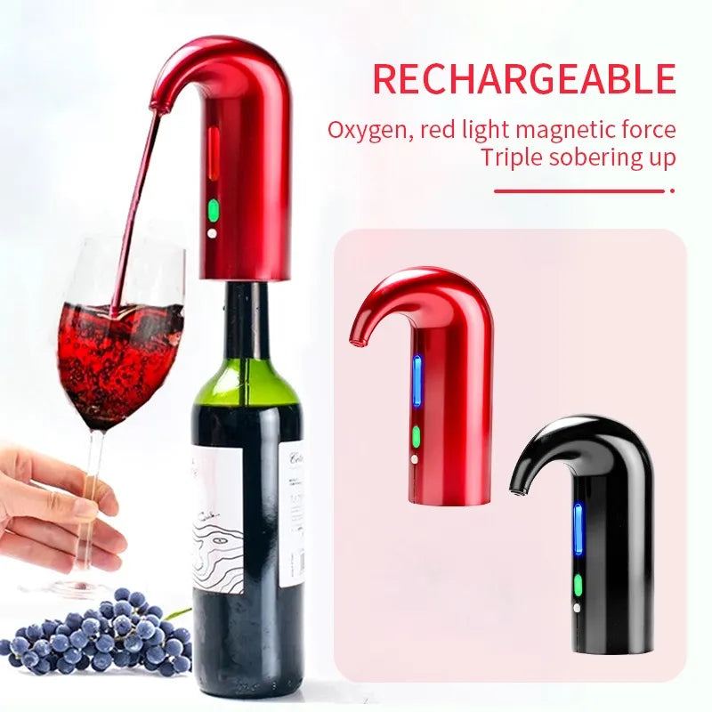 Wine Decanter Dispenser Pump Automatic USB Rechargeable - DigitalDealHeaven DigitalDealHeaven