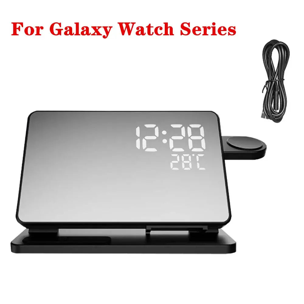 Samsung Galaxy 4 in 1 Wireless Charger - DigitalDealHeaven Black DigitalDealHeaven