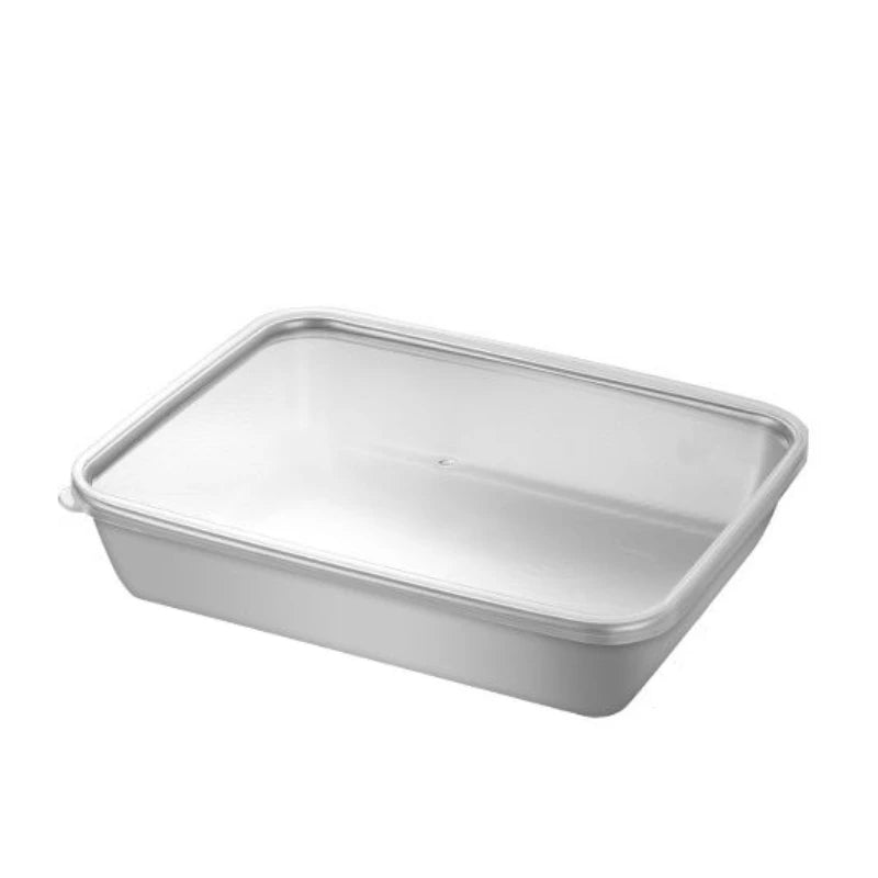 Stainless Steel Square Tray with Cover - DigitalDealHeaven DigitalDealHeaven