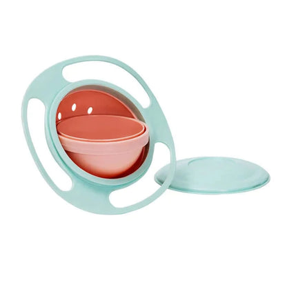 360 Rotate Spill-Proof Bowl - DigitalDealHeaven Light Green DigitalDealHeaven