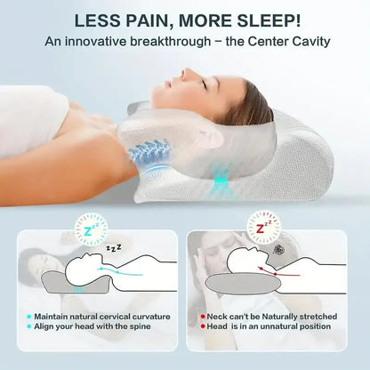 Butterfly Sleep Memory Neck Pillow - DigitalDealHeaven DigitalDealHeaven