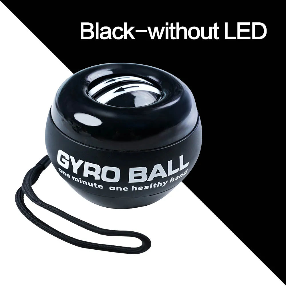 Wrist Power Trainer Ball - DigitalDealHeaven Black-without LED DigitalDealHeaven