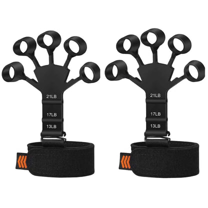 Finger Gripper Hand Strengthener - DigitalDealHeaven 2pcs black DigitalDealHeaven