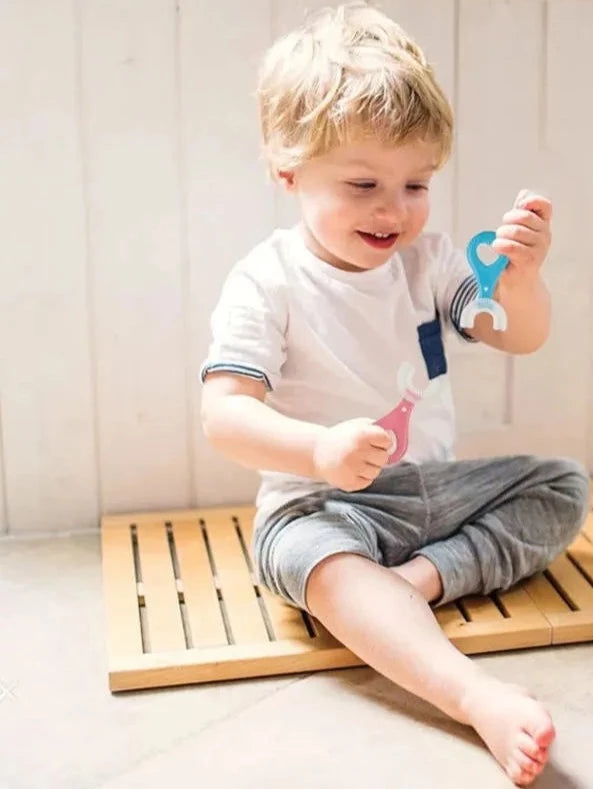 Children 360 Degree U-shaped Silicone Toothbrush - DigitalDealHeaven DigitalDealHeaven