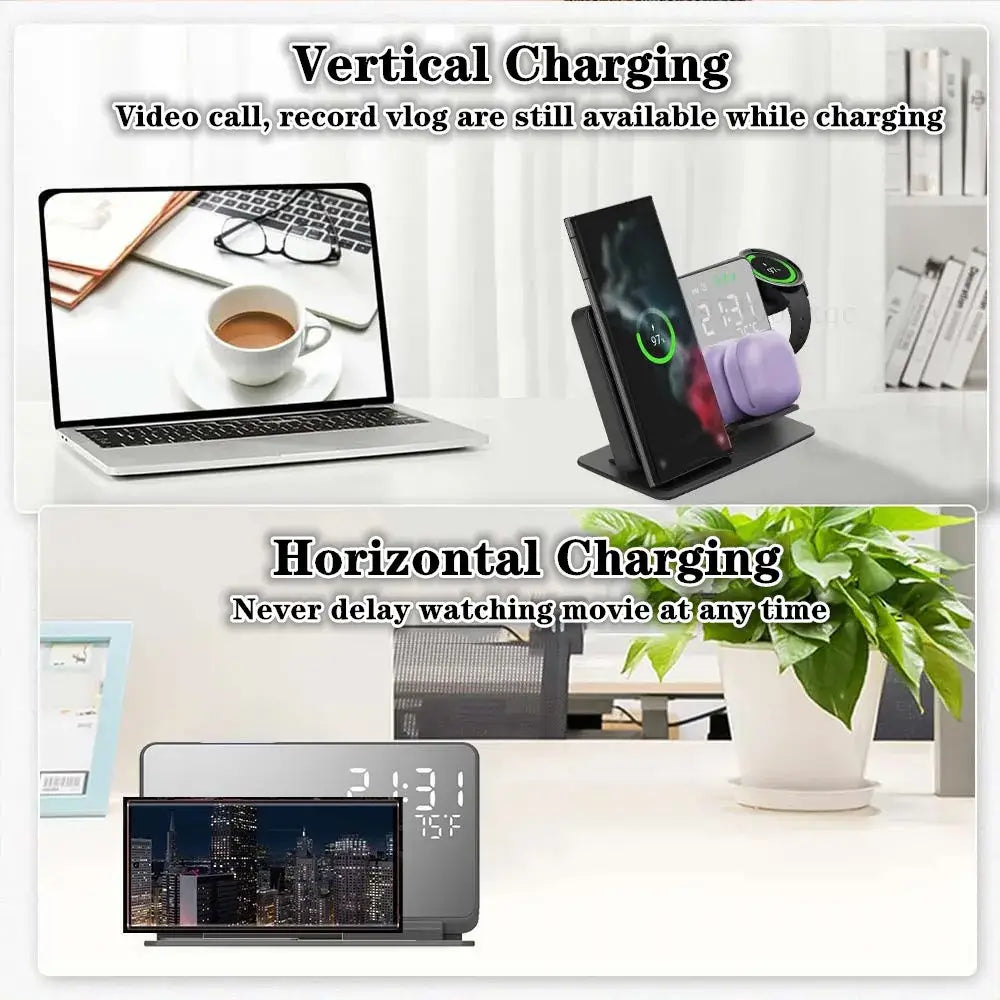 Samsung Galaxy 4 in 1 Wireless Charger - DigitalDealHeaven DigitalDealHeaven