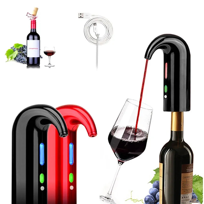 Wine Decanter Dispenser Pump Automatic USB Rechargeable - DigitalDealHeaven DigitalDealHeaven