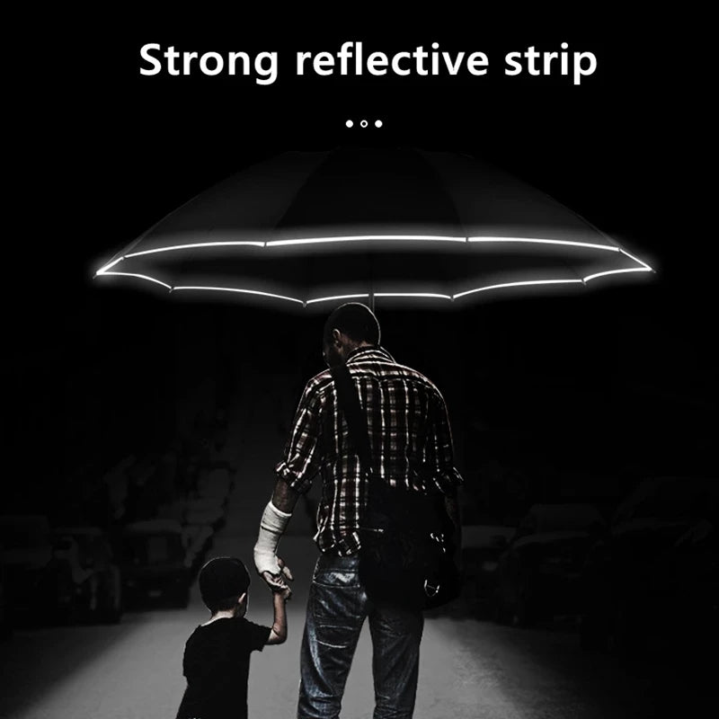 LED Automatic Umbrella Reflective Stripe - DigitalDealHeaven DigitalDealHeaven