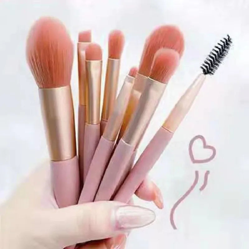 8 Pcs Cosmetics Foundation Blending Makeup Brush - DigitalDealHeaven DigitalDealHeaven