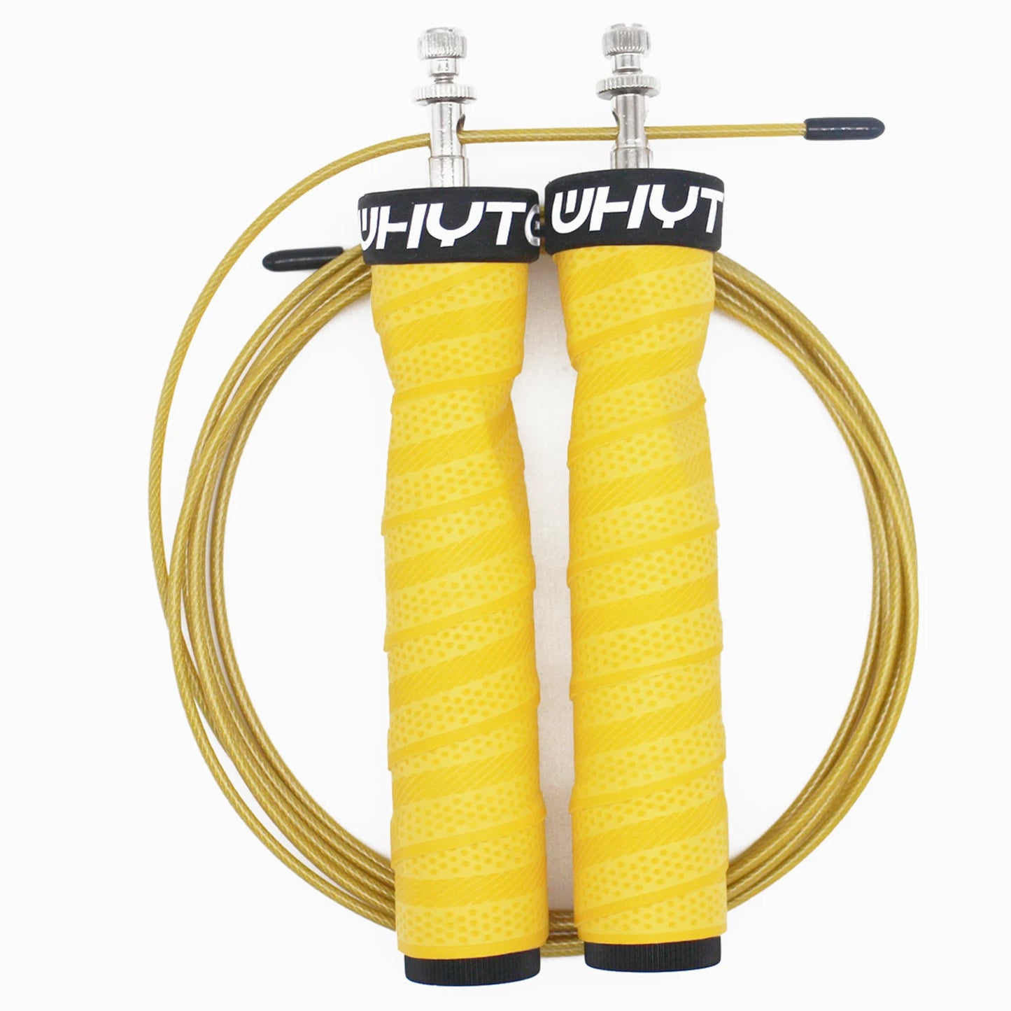 Speed Skipping Rope with Anti-Slip Handle - DigitalDealHeaven Yellow DigitalDealHeaven