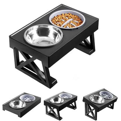 Dog Double Elevated Bowls Stand - DigitalDealHeaven DigitalDealHeaven