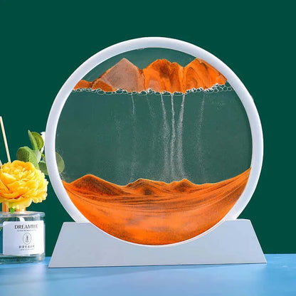 3D Moving Sand Art Picture - DigitalDealHeaven White Base-Orange / 12 inch DigitalDealHeaven