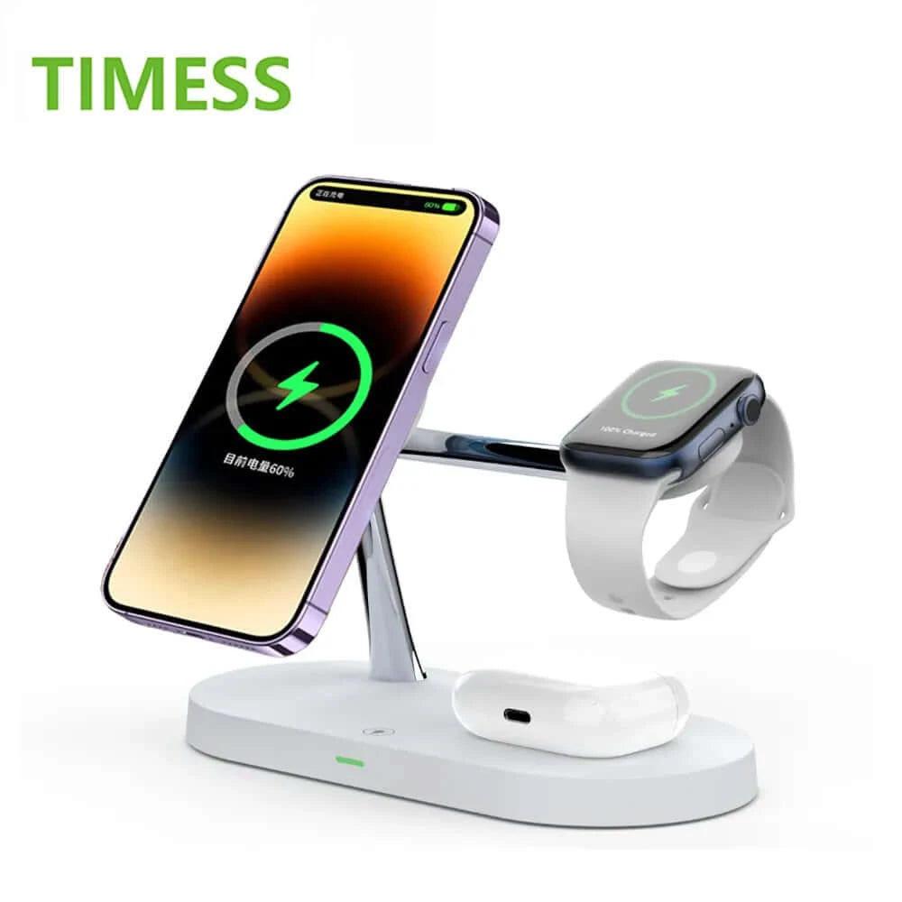 3 in 1 Wireless Magnetic iPhone Charger - DigitalDealHeaven DigitalDealHeaven