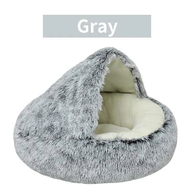 Cat and Dog 2 in 1 Sleeping Bag Nest for Small Dogs - DigitalDealHeaven 40x40cm / Grey DigitalDealHeaven