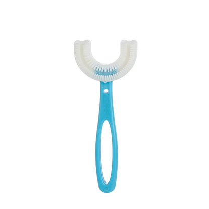 Children 360 Degree U-shaped Silicone Toothbrush - DigitalDealHeaven Blue 6-12T DigitalDealHeaven