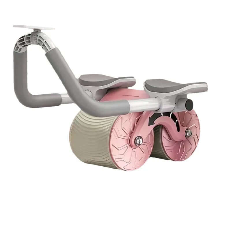 Abdominal Wheel Automatic Rebound Muscle Training System - DigitalDealHeaven Pink - Without Timing DigitalDealHeaven